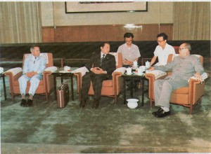 World Peace Envoy, Dr. Suchart Kosolkitiwong, was seen exchanging views on peace and co-operation with H.E. Mr. Wu Lanfu, Vice -President of the National People's Congress of the People's Republic of China.